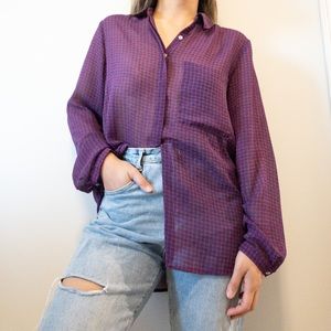 Flowy purple top 🔥